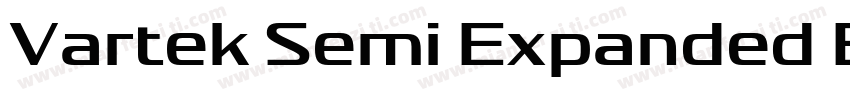 Vartek Semi Expanded Bold字体转换